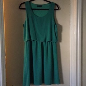Beautiful green popover dress
